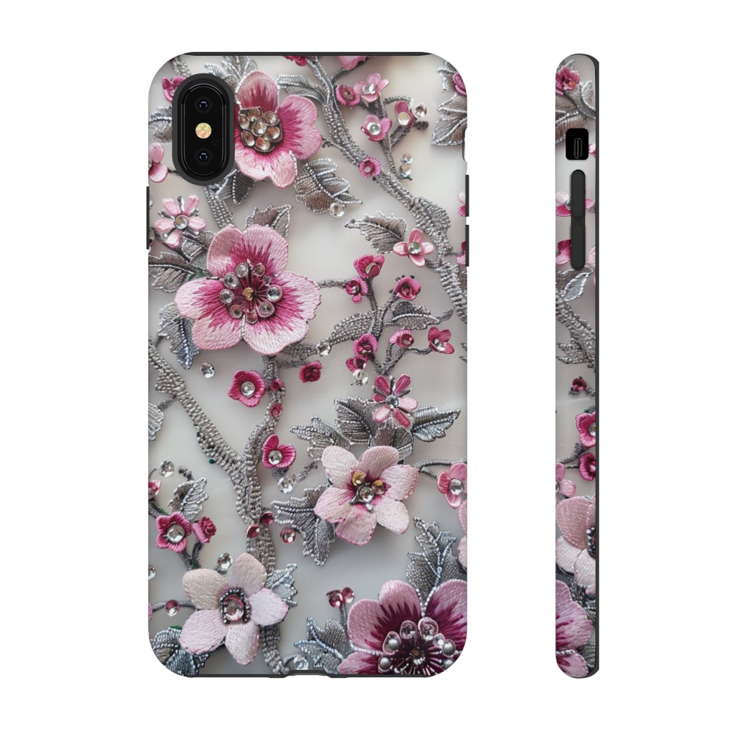 Coquette Aesthetic Floral Art iPhone 12 Case