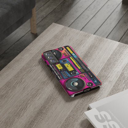 Boombox Hip Hop Music iPhone Case | Embrace Retro Vibes with Urban Beats for Google Pixel, iPhone, and Samsung Cases