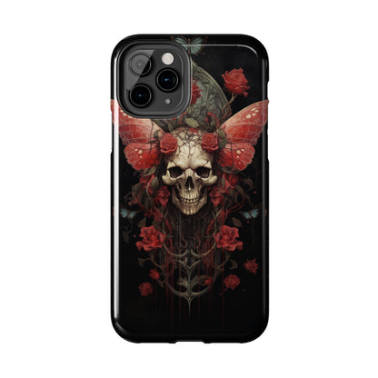 Deadhead Moth Gothic Dark Academia iPhone Case | Embrace Mysterious Elegance