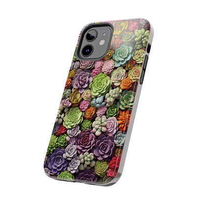 Succulent Desert Cactus Floral iPhone Case | Embrace the Beauty of Arid Elegance