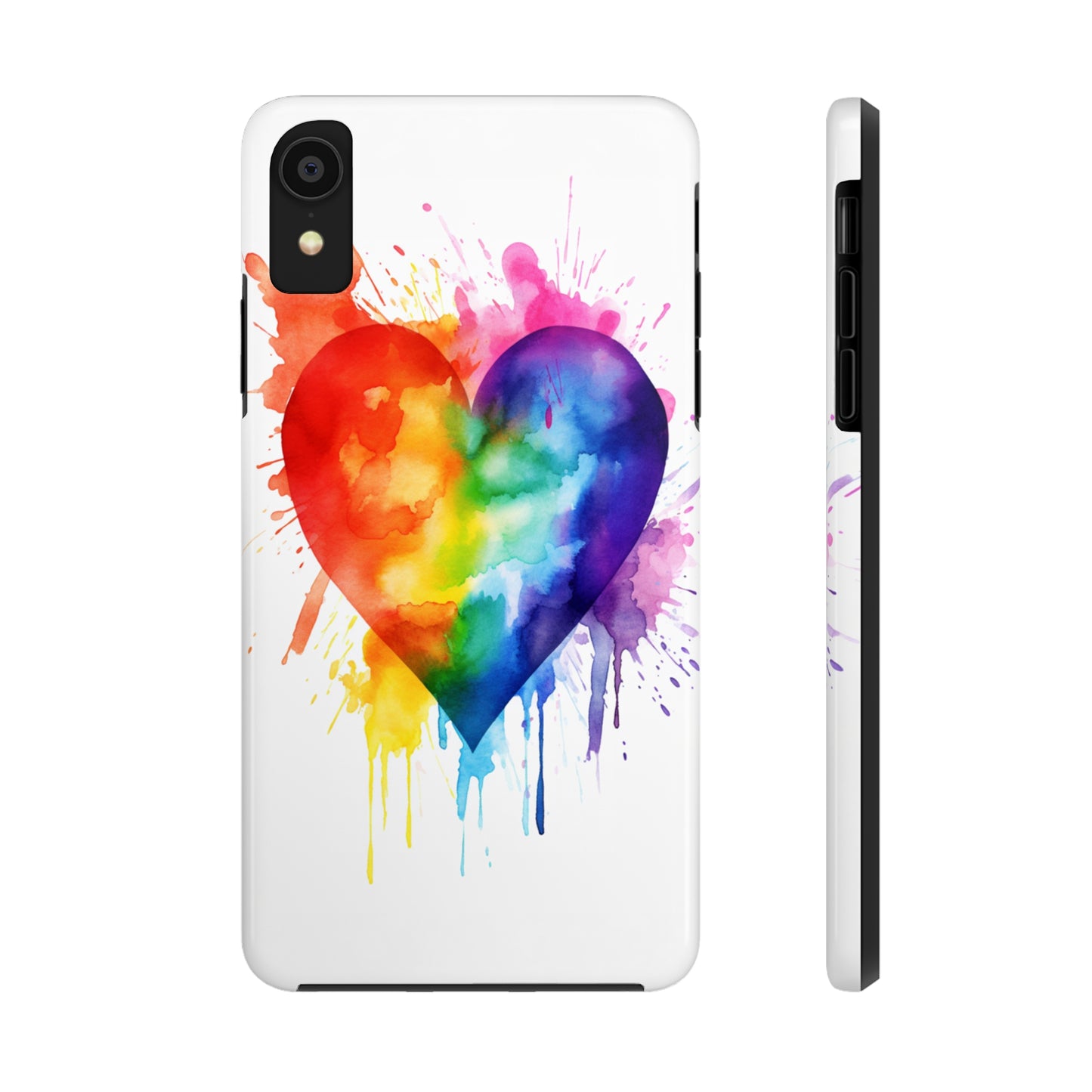 Gay Pride Rainbow Heart iPhone Case | Embrace Love, Equality, and LGBTQ+ Pride