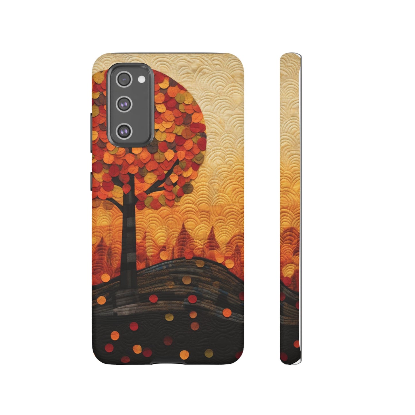 Autumn iPhone Case, Forest Embroidered Style Phone Case