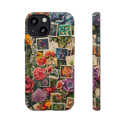 Vintage Floral Stamps Phone Case