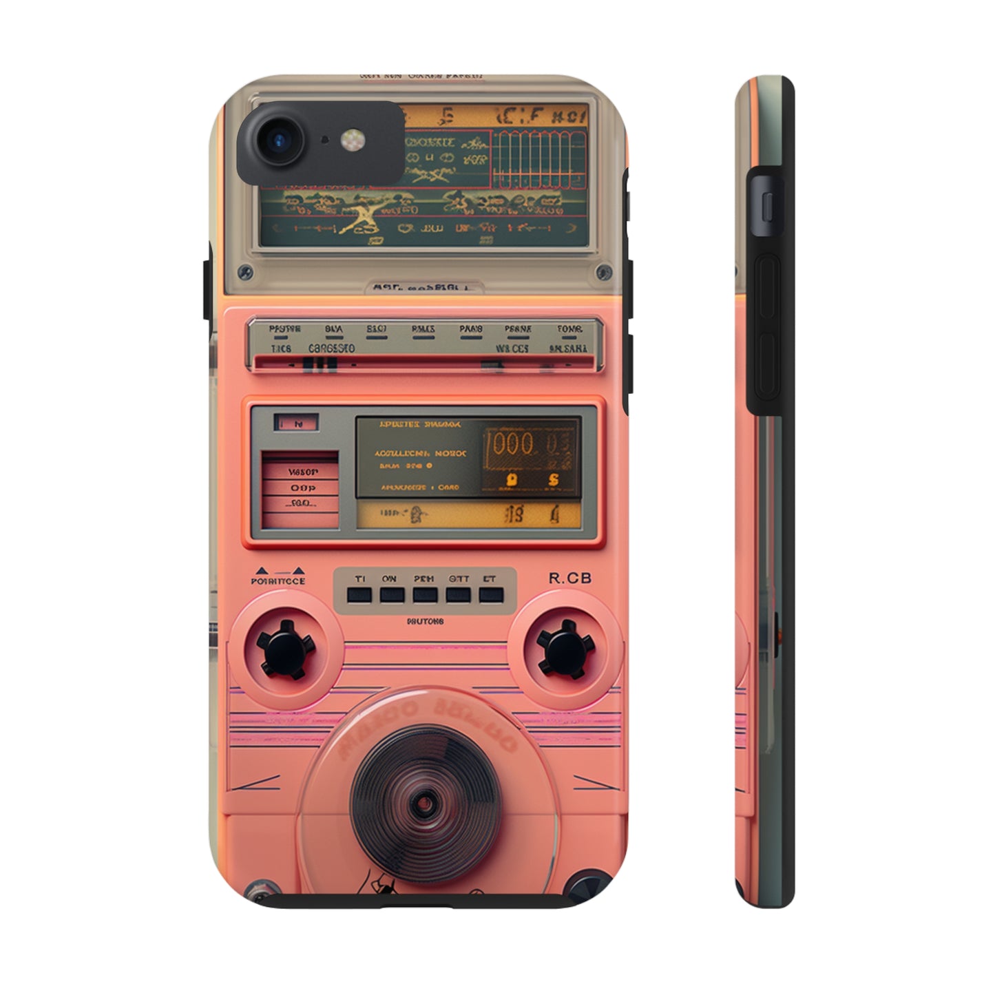 Cyberpunk Retro Walkman Nostalgia | Vintage Beats Revival iPhone Case