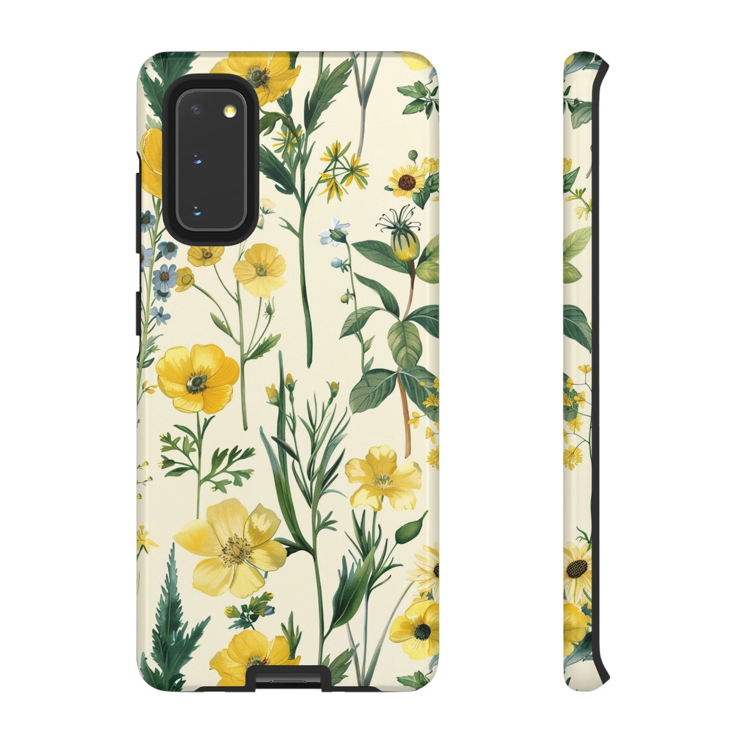 Floral Sage Yellow Wildflower Phone Case