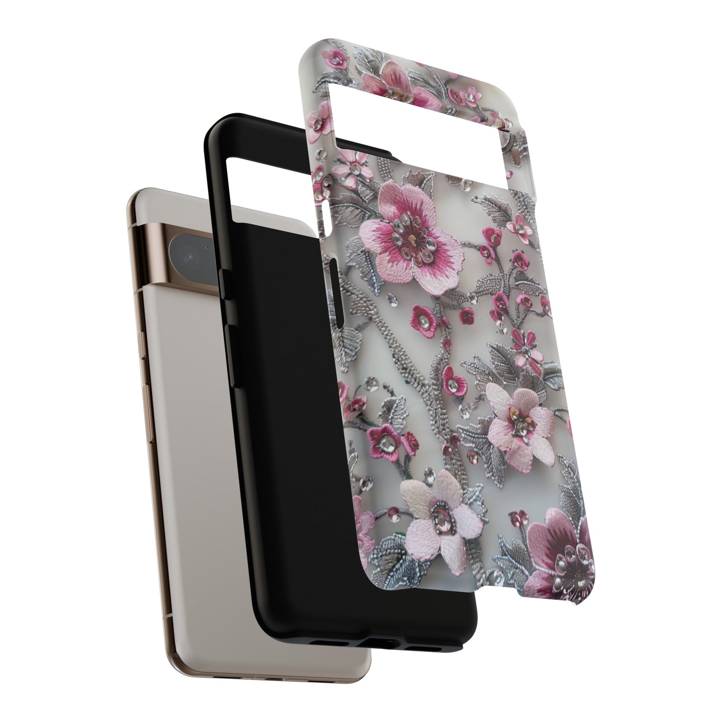 Coquette Aesthetic Floral Art iPhone 12 Case