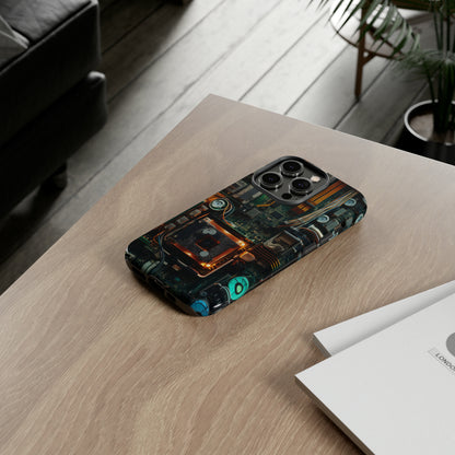 Circuit Board Themed Tough Phone Case