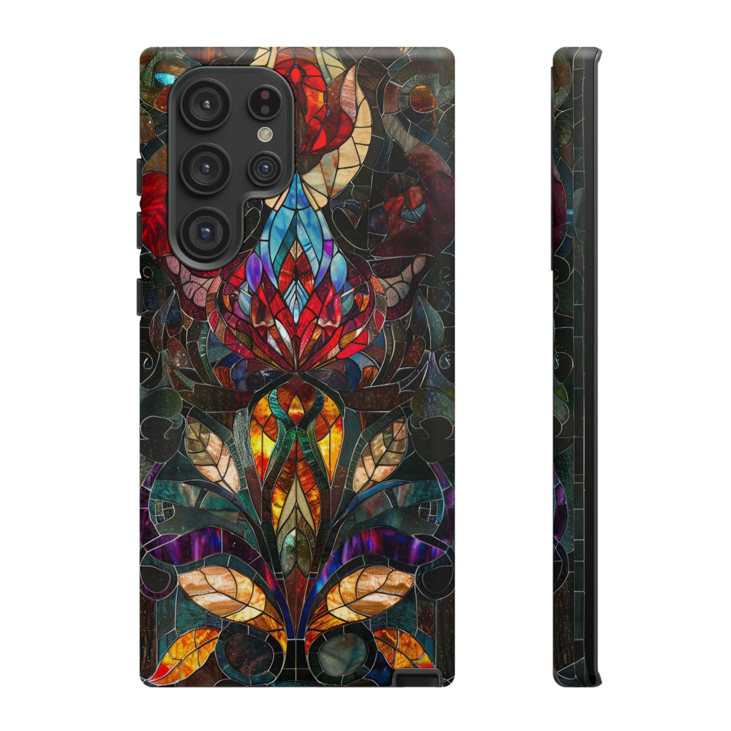 Art Deco Stained Glass floral Phone Case