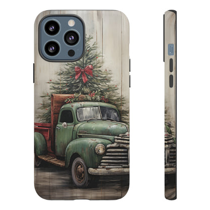 Christmas Pickup Truck Phone Case for iPhone