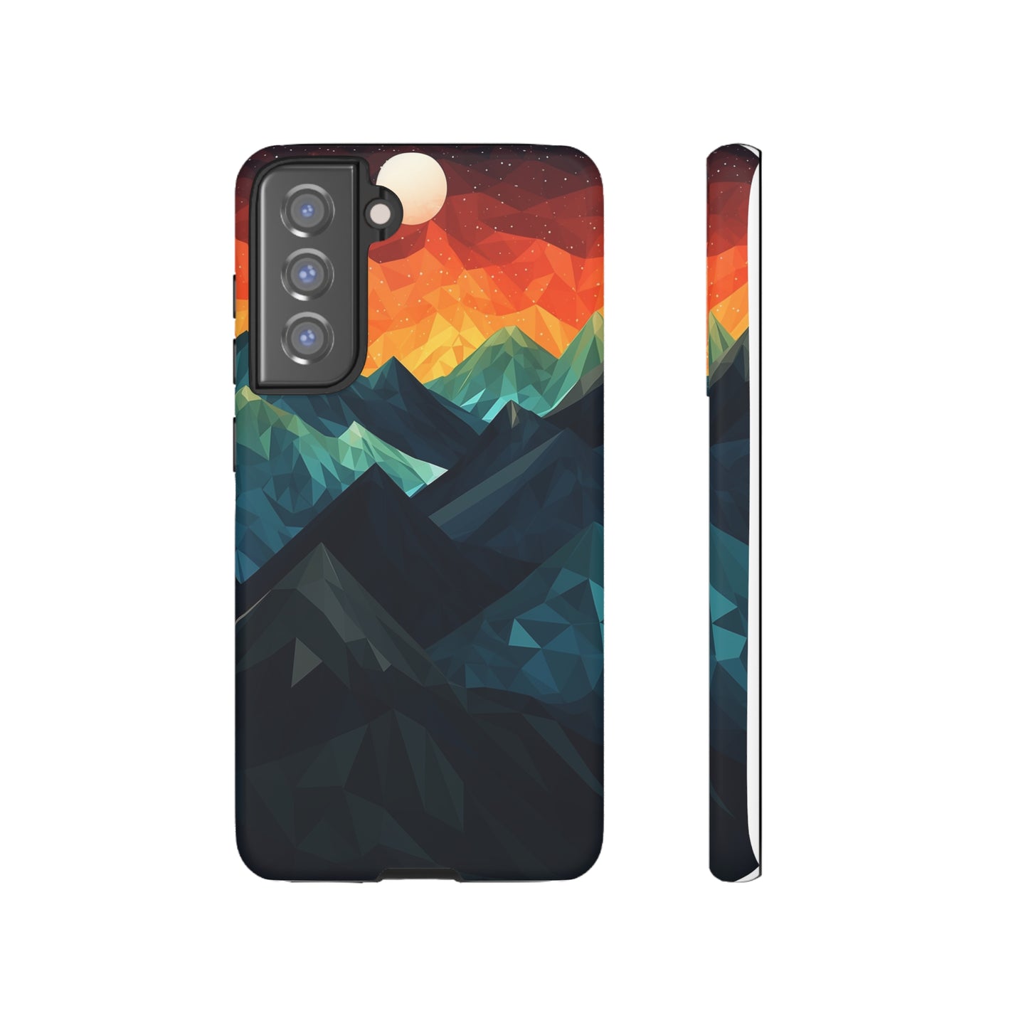 Mountain Abstract Tough Case | Embrace Nature's Beauty with a Durable Phone Case