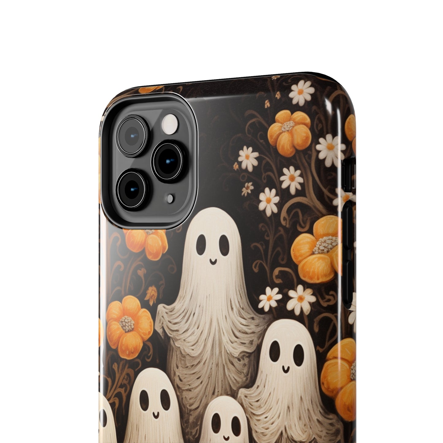 Ghostly Greetings: "Boo Trick or Treat" | Spooky Halloween Spirits iPhone Case