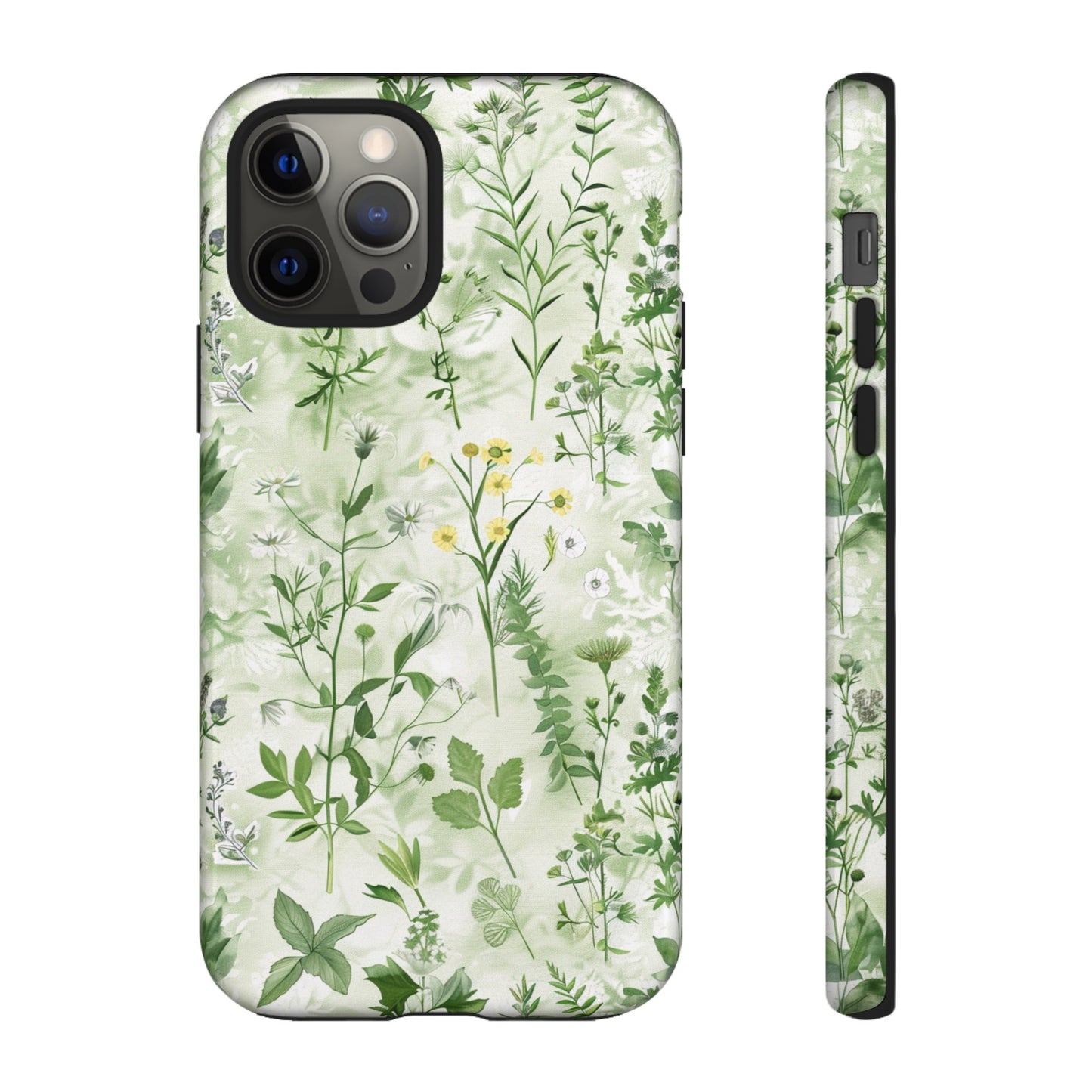 Floral Sage Green Wildflower Phone Case