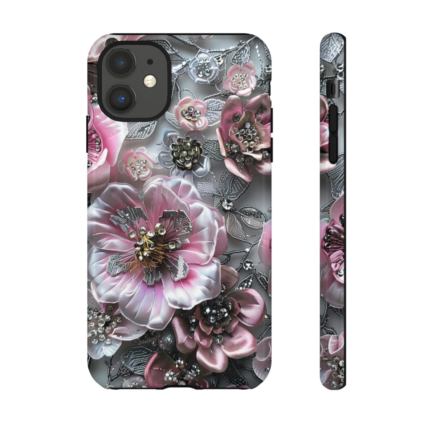 Coquette Aesthetic Floral Art iPhone 15 Case