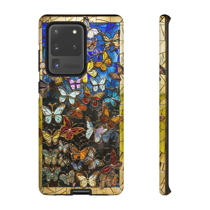 Butterfly Flower Garden Painting Phone Case