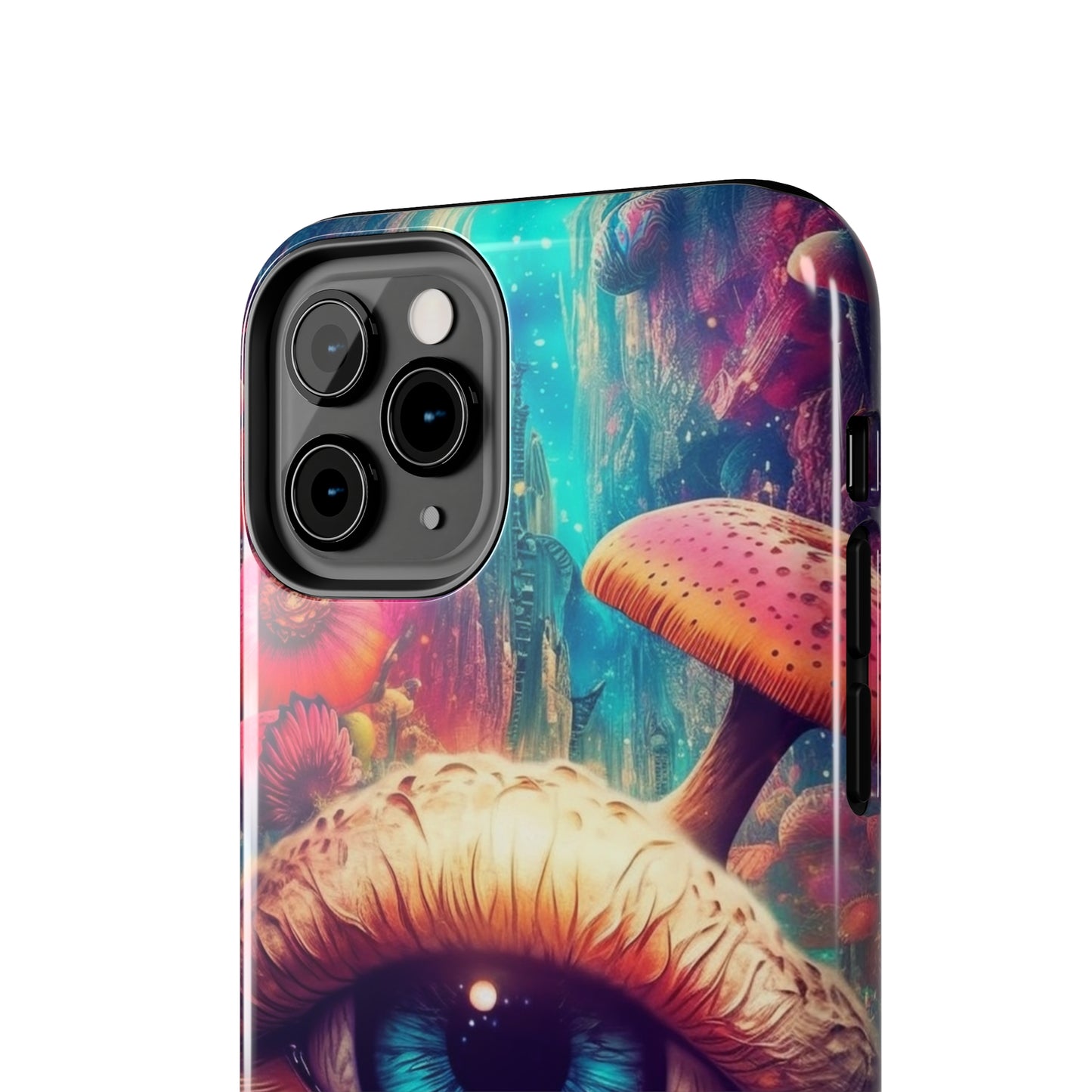 Eye of the Mushroom Psychedelic Art iPhone Case | Embrace the Trippy Enigma