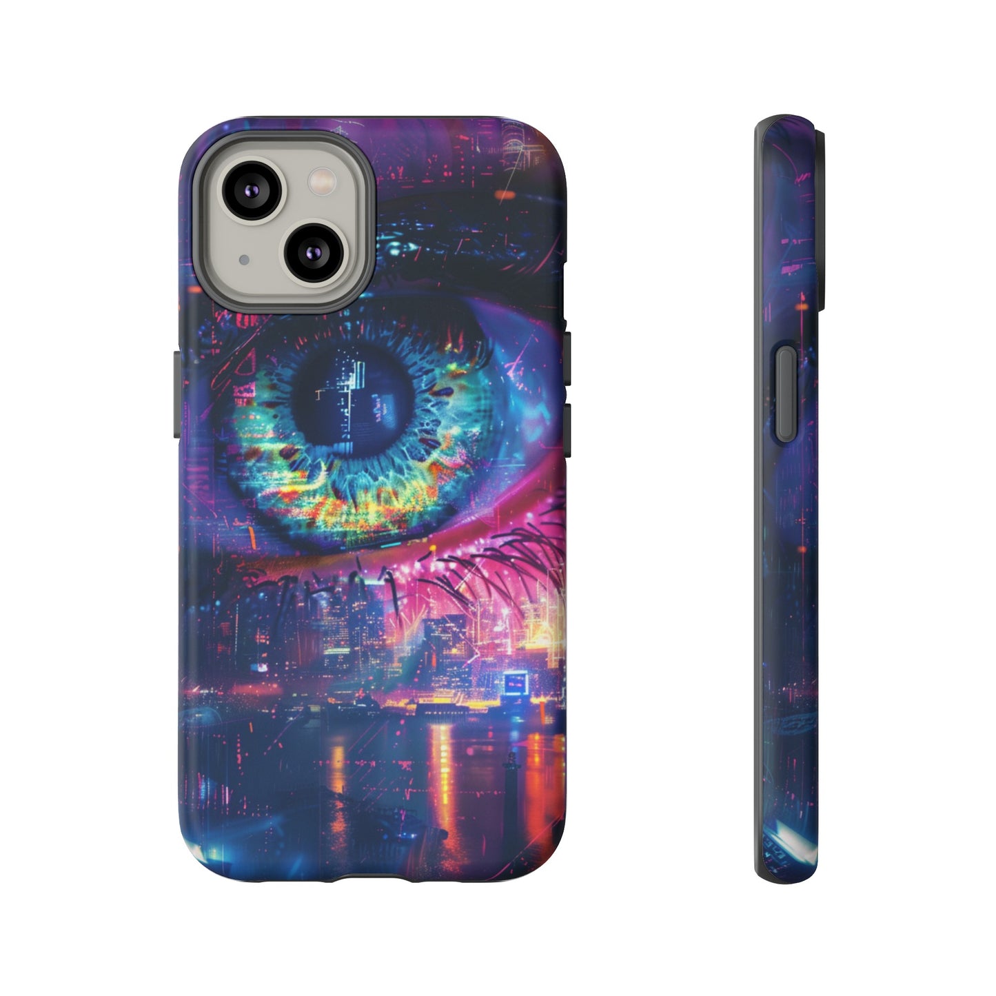 Eye of the Beholder Cyberpunk Art Phone Case