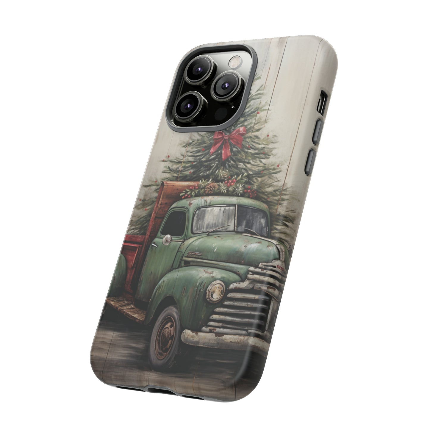 Christmas Pickup Truck Phone Case for iPhone