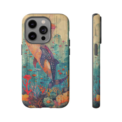 Whale Shark, Turtle, Manta Ray Phone Case