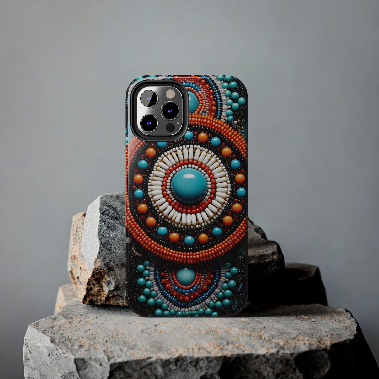 Native American Beadwork iPhone Case | Embrace Traditional Craftsmanship with Artistic Elegance