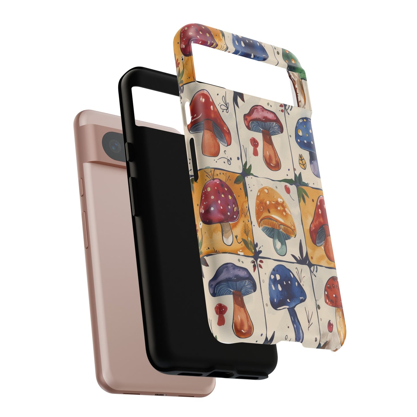 Trippy Magic Mushroom Toadstools Phone Case