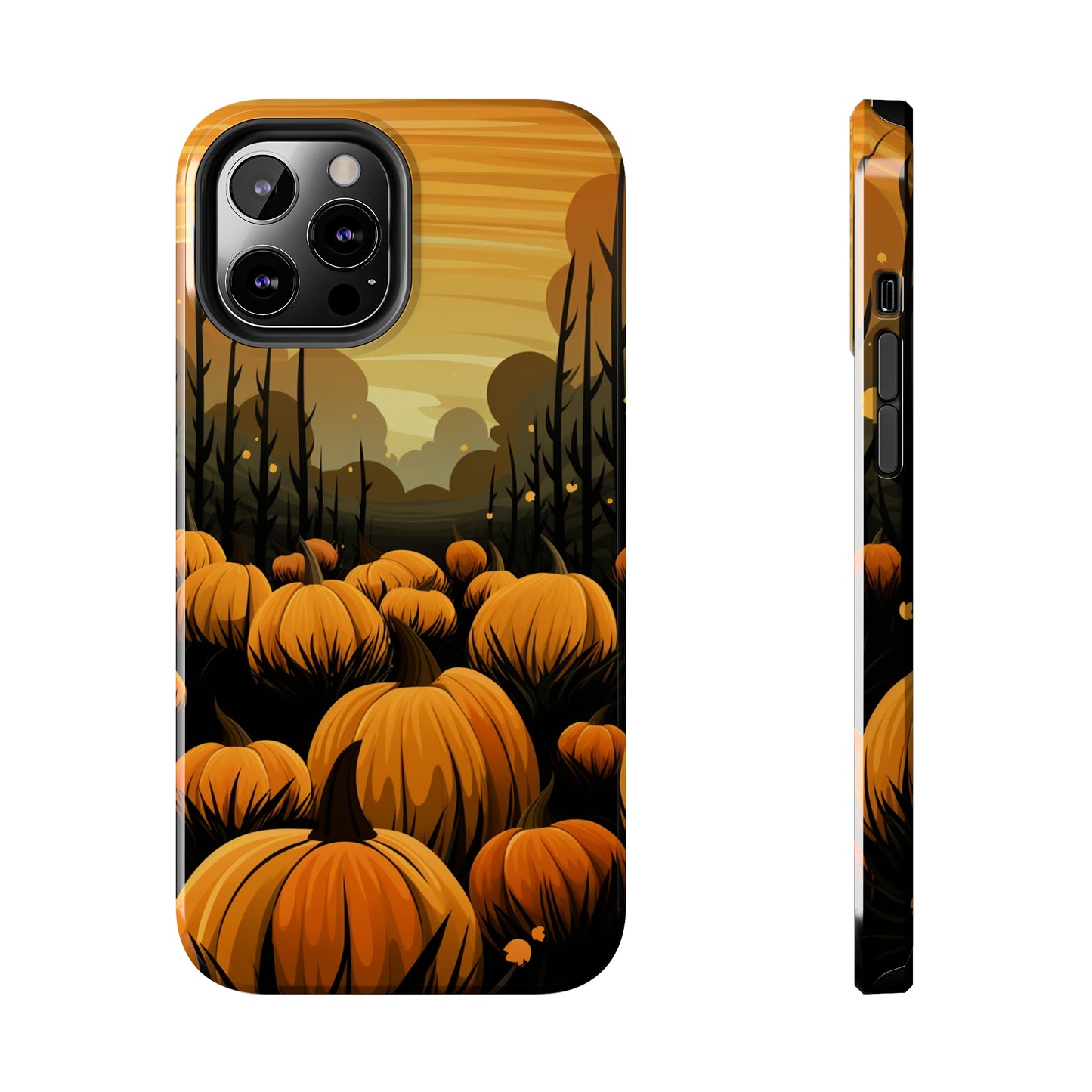 Halloween Fall Pumpkins iPhone Case | Embrace the Spooky Autumn Vibes