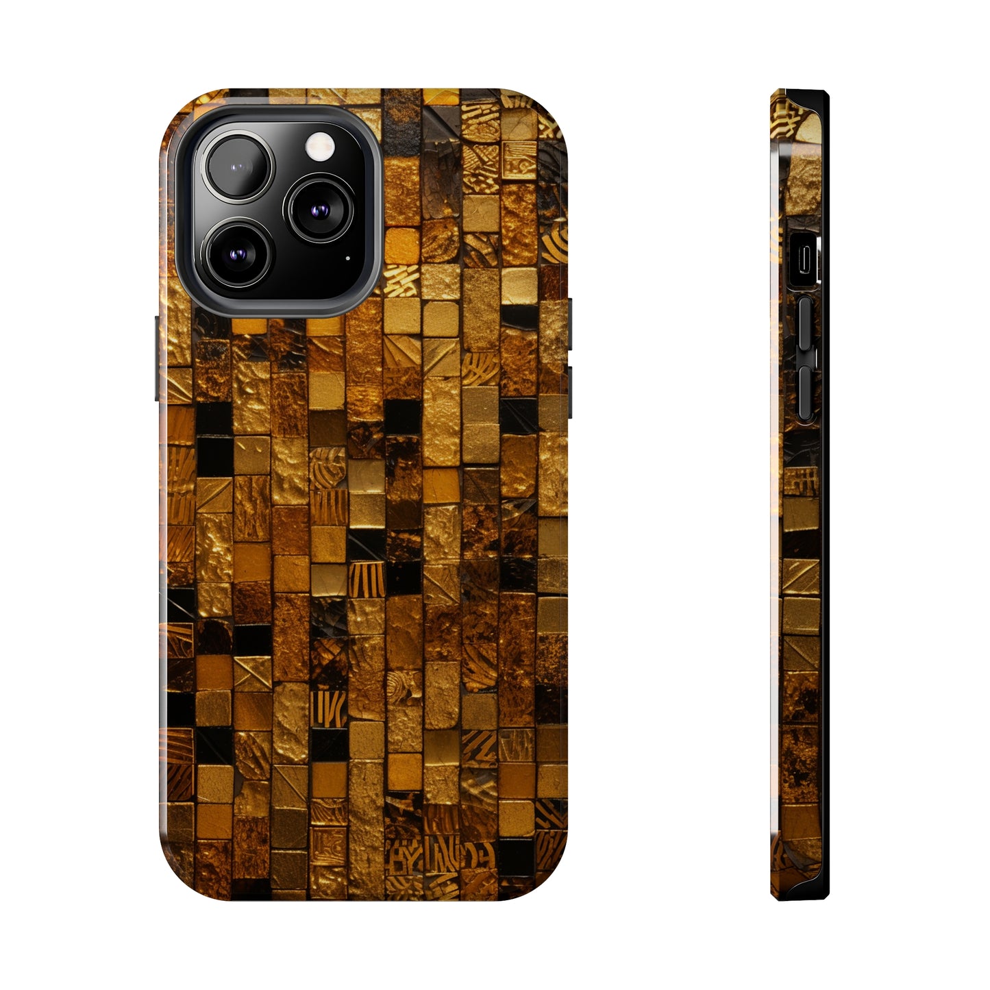 Golden Tile iPhone Case | Add Glamour and Elegance to Your Device