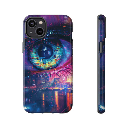 Eye of the Beholder Cyberpunk Art Phone Case