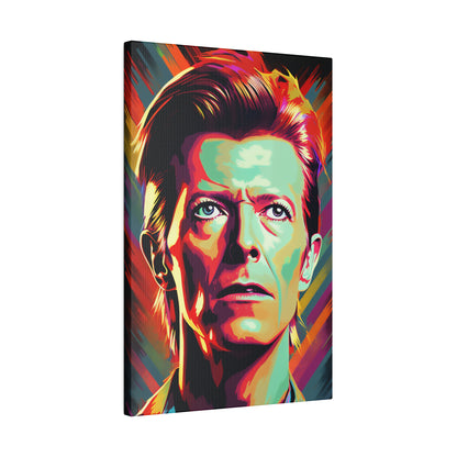 David Bowie Pop Art  | Stretched Canvas Print