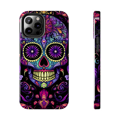 Sugar Skull iPhone Case | Dia de los Muertos Tough Case for iPhone 11, 12, 13