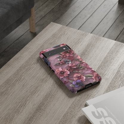 Coquette Aesthetic Floral Art Phone Case