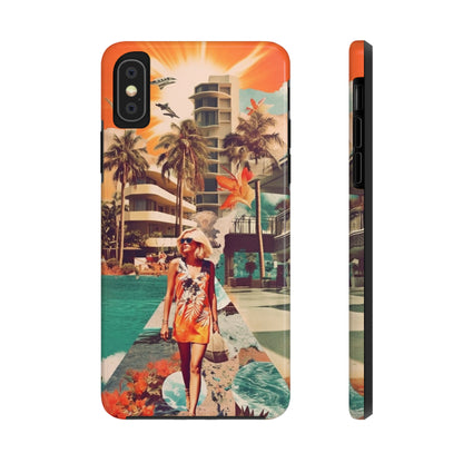 A Day at the Beach iPhone Tough Case | Embrace the Serenity of Coastal Living with Reliable Protection