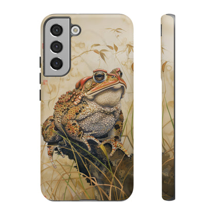 Toad on a Branch Japanese Style Art Painting Phone Case