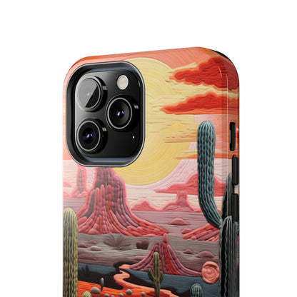 Cactus Desert Sunset Phone Case