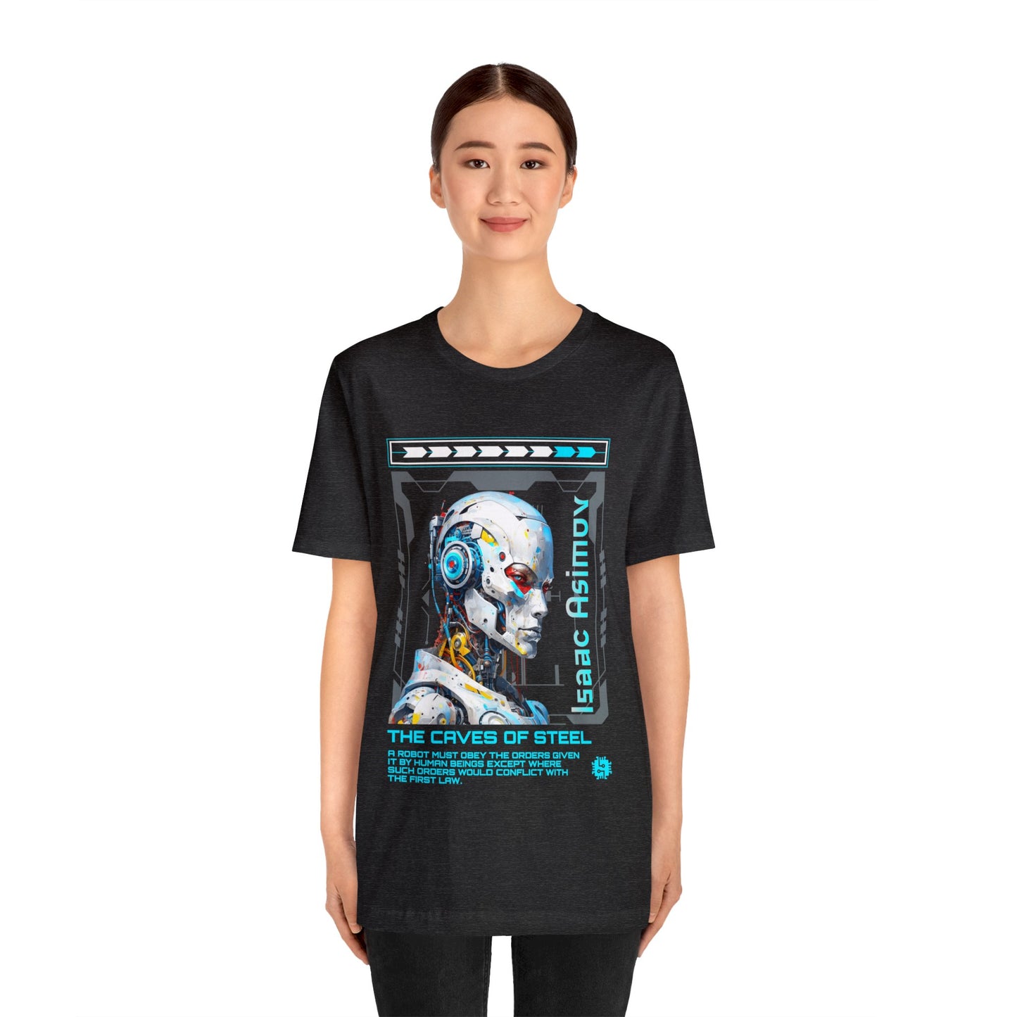 Isaac Asimov, The Caves of Steel Robot t-Shirt