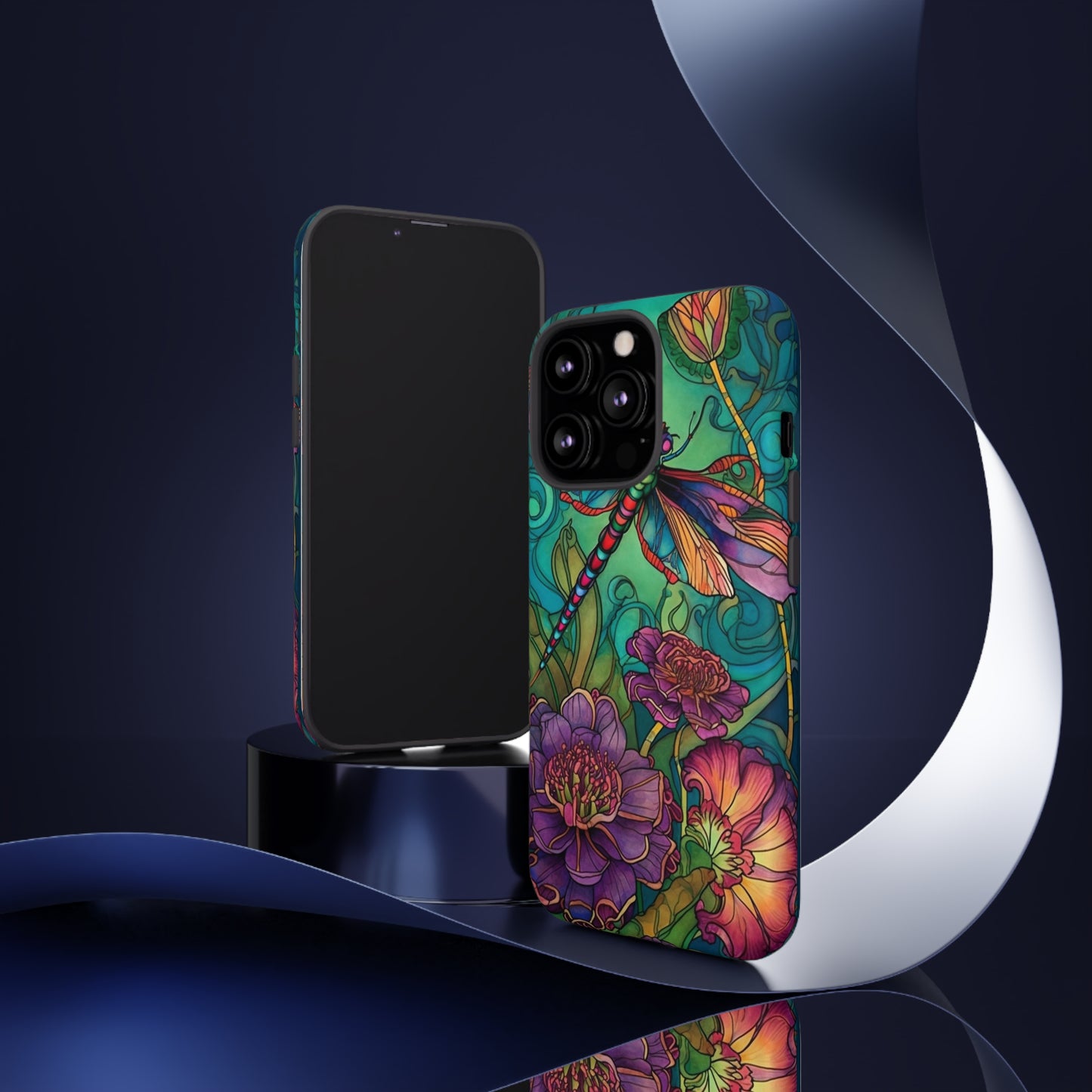 Art Nouveau Dragonfly - A Timeless Symbol of Elegance for Google Pixel, iPhone, and Samsung Cases