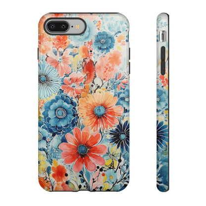 Vibrant wildflower design phone case for Google Pixel