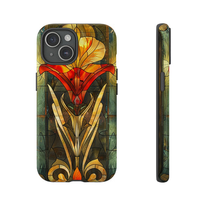 Art Deco Stained Glass floral Phone Case