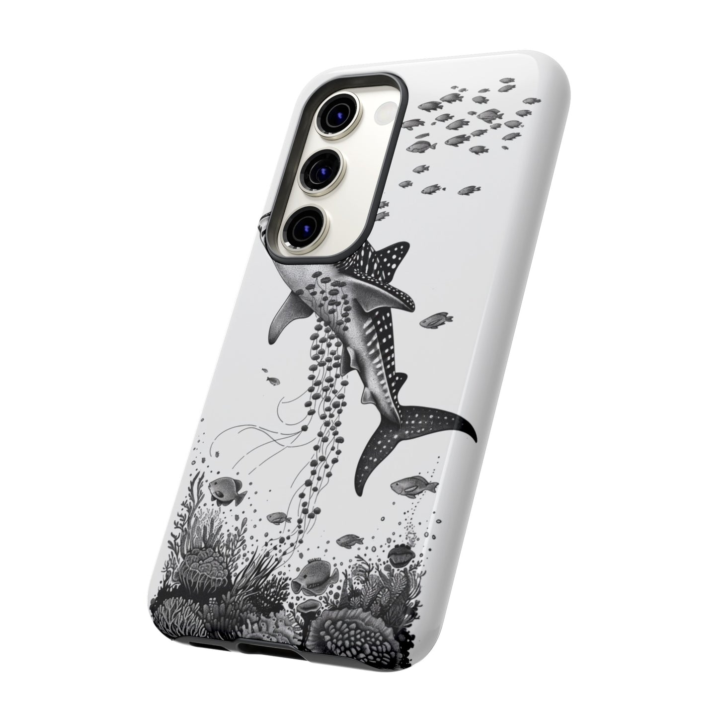 Whale Shark, Turtle, Manta Ray Phone Case