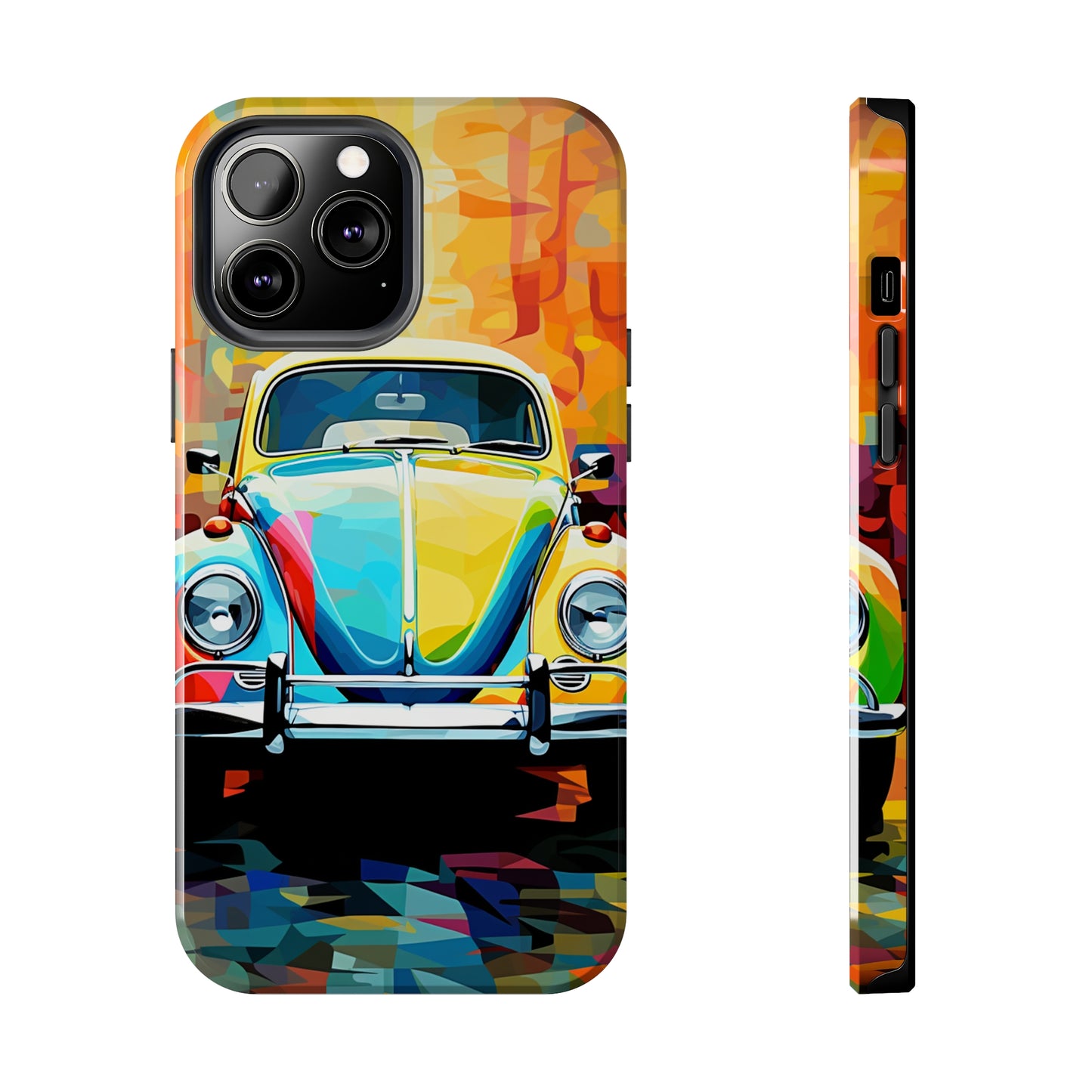 VW Bug Phone Case Retro iPhone Tough Case – Volkswagen beetle iPhone case