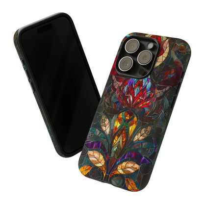 Art Deco Stained Glass floral Phone Case