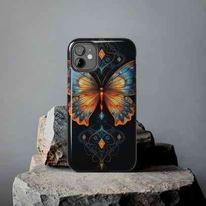 Whimsical Butterfly Wonders: The Enchanted Esoteric Boho iPhone Tough Case