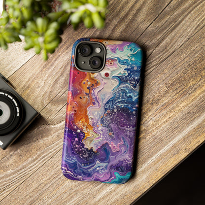 Trippy Psychedelic Color Waves Phone Case