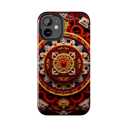 Mystical Visions: Psychedelic Tibet Mandala | Buddhist iPhone Case