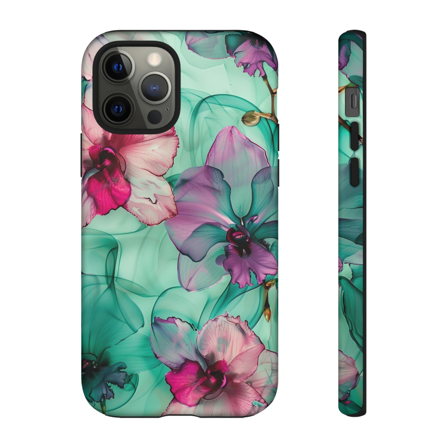 Watercolor Floral Orchids Phone Case