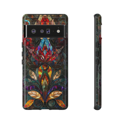 Art Deco Stained Glass floral Phone Case