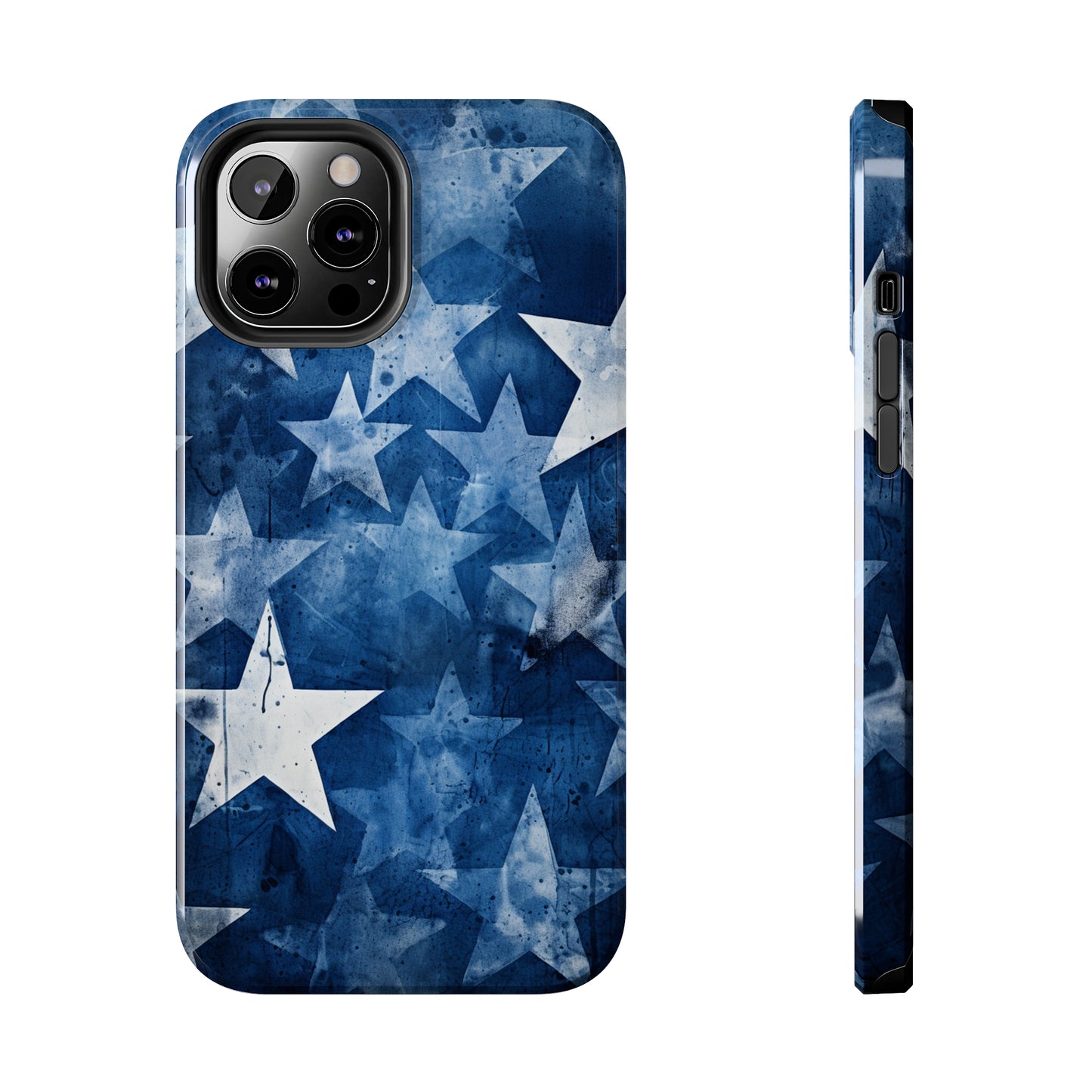 Starry Nights: Denim Dreams | Celestial Star-Patterned iPhone Case