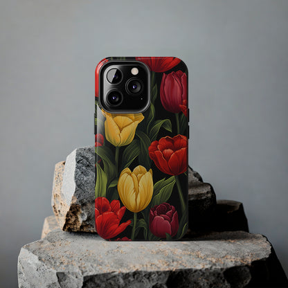 Tulip Floral Aesthetic iPhone Case | Embrace the Beauty of Nature in Full Bloom