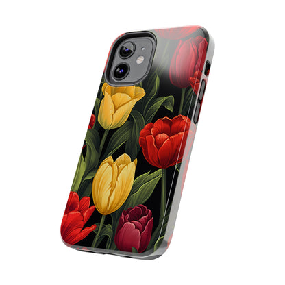 Tulip Floral Aesthetic iPhone Case | Embrace the Beauty of Nature in Full Bloom