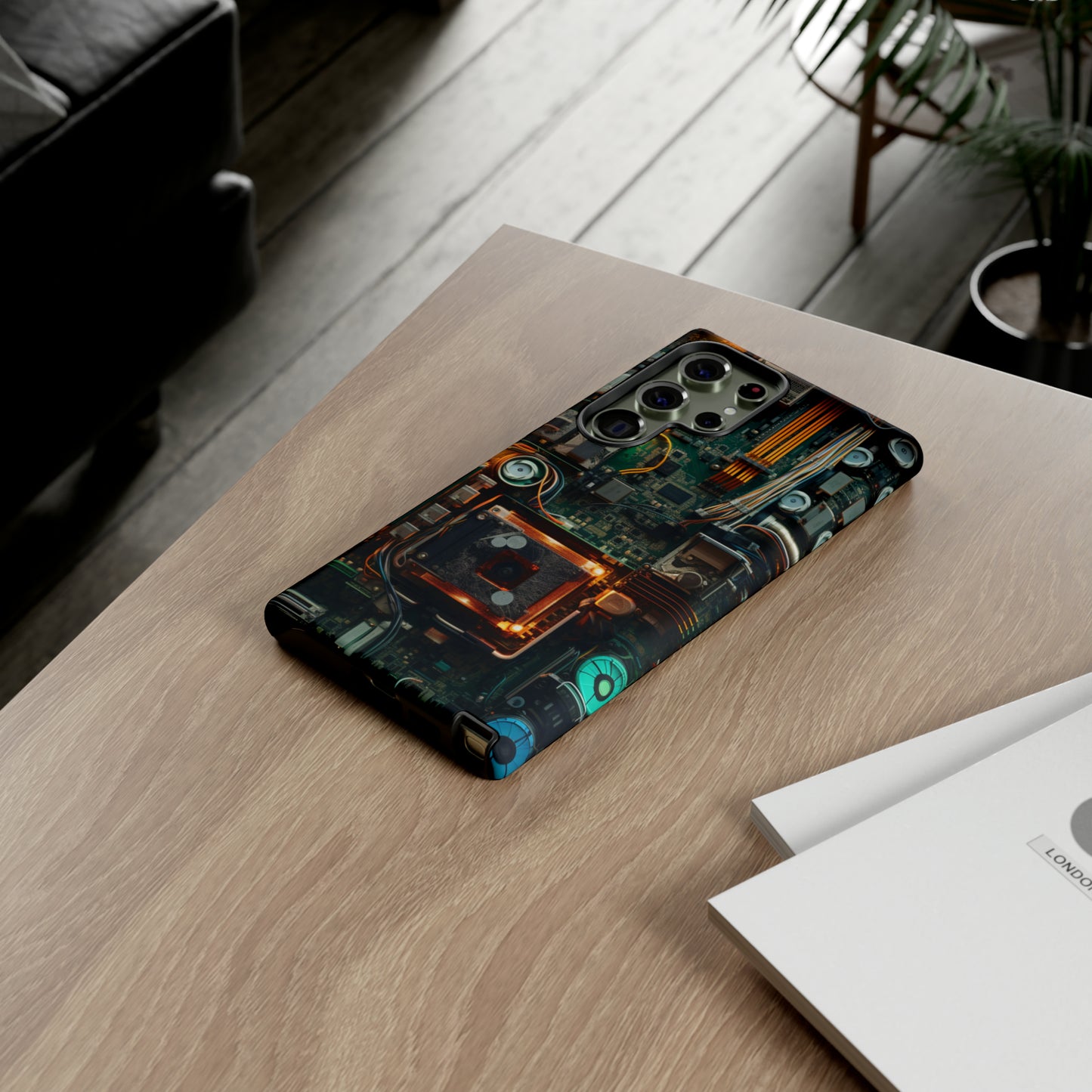 Circuit Board Themed Tough Phone Case