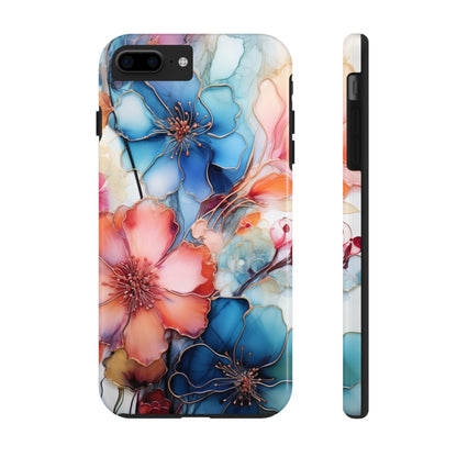 Marbled Watercolor iPhone Case | Embrace the Mesmerizing Multicolor Art